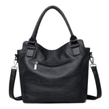 Sac à main en cuir souple de grande capacité