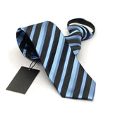 Cravate Mince Élégante 7cm - Fermeture Éclair, Idéale Pour Toutes Occasions