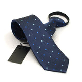 Cravate Mince Élégante 7cm - Fermeture Éclair, Idéale Pour Toutes Occasions