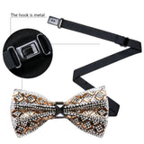 Noeud papillon en strass de cristal