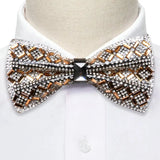 Noeud papillon en strass de cristal