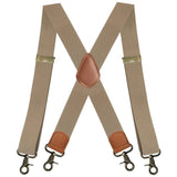 Bretelles pour hommes,4 Clips à crochet en Bronze