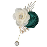 Boutonnière Homme Broche Soie Fleur - Élégance Raffinée – | lasanderss.store