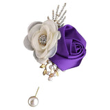 Boutonnière Homme Broche Soie Fleur - Élégance Raffinée – | lasanderss.store