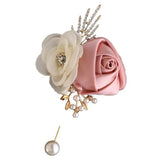 Boutonnière Homme Broche Soie Fleur - Élégance Raffinée – | lasanderss.store