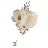 Boutonnière Homme Broche Soie Fleur - Élégance Raffinée – | lasanderss.store