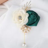 Boutonnière Homme Broche Soie Fleur - Élégance Raffinée – | lasanderss.store