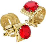 Boutons Manchette Pierres Précieuses Chaîne - Cuivre Géométrique Unisexe – Accessoires | lasanderss.store