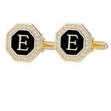 Boutons Manchette Strass Lettre Personnalisée - Alliage Zinc Femme – Accessoires | lasanderss.store