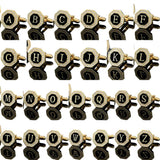 Boutons Manchette Strass Lettre Personnalisée - Alliage Zinc Femme – Accessoires | lasanderss.store