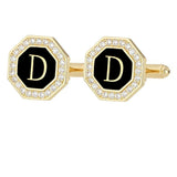 Boutons Manchette Strass Lettre Personnalisée - Alliage Zinc Femme – Accessoires | lasanderss.store