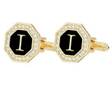 Boutons Manchette Strass Lettre Personnalisée - Alliage Zinc Femme – Accessoires | lasanderss.store