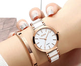 Bracelet en inox - montre céramique avec collier pour femme – | lasanderss.store