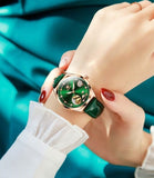 Bracelet - montre mécanique en cuir style tendance pour femmes – | lasanderss.store