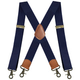 Bretelles pour hommes,4 Clips à crochet en Bronze – | lasanderss.store