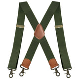 Bretelles pour hommes,4 Clips à crochet en Bronze – | lasanderss.store