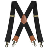 Bretelles pour hommes,4 Clips à crochet en Bronze – | lasanderss.store