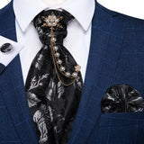 Broche - cravate et pochette en soie pour homme – | lasanderss.store