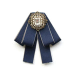 Broche Nœud Papillon Perles Cristal Élégante - Tissu Unisexe – Broches | lasanderss.store