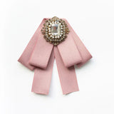 Broche Nœud Papillon Perles Cristal Élégante - Tissu Unisexe – Broches | lasanderss.store