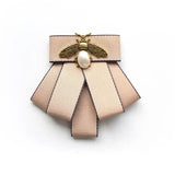 Broche Nœud Papillon Perles Cristal Style Britannique - Tissu Unisexe – Broches | lasanderss.store