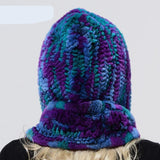 Chapeau à capuche tricoté en fourrure – | lasanderss.store