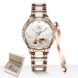 Coffret montre mécaniques Design Romantique bracelet céramique pour femme – | lasanderss.store