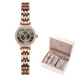Coffret Montre pour femmes avec bracelet - collier élégant – | lasanderss.store