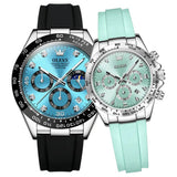 Couple Montres homme et femme assorties, élégantes et modernes – Bracelet silicone affichage lumineux date automatique – | lasanderss.store