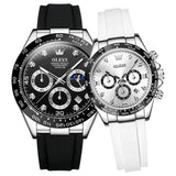 Couple Montres homme et femme assorties, élégantes et modernes – Bracelet silicone affichage lumineux date automatique – | lasanderss.store