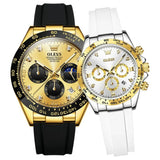 Couple Montres homme et femme assorties, élégantes et modernes – Bracelet silicone affichage lumineux date automatique – | lasanderss.store