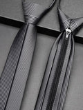 Cravate Fermeture Éclair 7cm Homme - Pratique et Élégante Pré - Nouée – Cravate homme | lasanderss.store