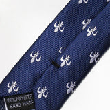 Cravate Homme Bleu Marine Designer - Élégance Professionnelle Premium – Cravate homme | lasanderss.store