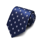 Cravate Homme Bleu Marine Designer - Élégance Professionnelle Premium – Cravate homme | lasanderss.store
