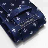 Cravate Homme Bleu Marine Designer - Élégance Professionnelle Premium – Cravate homme | lasanderss.store