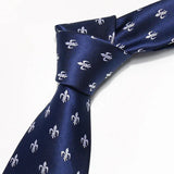 Cravate Homme Bleu Marine Designer - Élégance Professionnelle Premium – Cravate homme | lasanderss.store