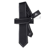Cravate Noire Slim 7cm Moderne - Élégance Minimaliste Homme – Cravates | lasanderss.store
