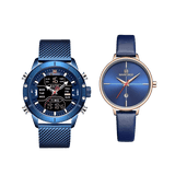 design tendance montre de couple bleu – | lasanderss.store