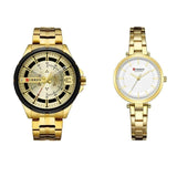 Deux montre pour amoureux en acier inoxydable – | lasanderss.store