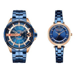 Deux montre pour amoureux en acier inoxydable – | lasanderss.store
