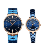 Deux montre pour amoureux en acier inoxydable – | lasanderss.store