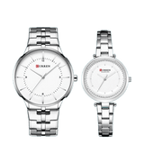 Deux montre pour amoureux en acier inoxydable – | lasanderss.store