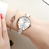 Deux Montre tendance bracelet en céramique – | lasanderss.store