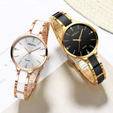 Deux Montre tendance bracelet en céramique – | lasanderss.store