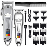 Deux Tondeuse à cheveux et barbe sans fil rechargeable – | lasanderss.store