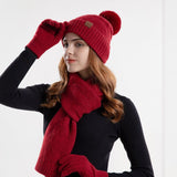Ensemble Bonnet gants et écharpe acrylique Ultra doux pour femme – | lasanderss.store