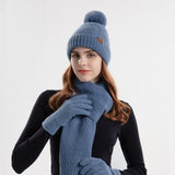 Ensemble Bonnet gants et écharpe acrylique Ultra doux pour femme – | lasanderss.store