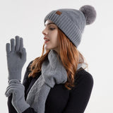 Ensemble Bonnet gants et écharpe acrylique Ultra doux pour femme – | lasanderss.store