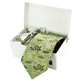 Ensemble Cravate Motif Floral 4 Pièces - Coffret Complet Élégant Homme – Cravate homme | lasanderss.store