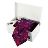 Ensemble Cravate Motif Floral 4 Pièces - Coffret Complet Élégant Homme – Cravate homme | lasanderss.store